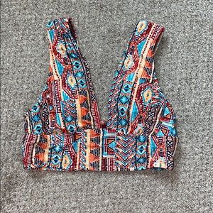 Multi- Colored Swim top